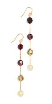 Chan Luu是什么牌子, Chan Luu | Chan Luu Multi Stone Linear Drop Earrings商品图片 