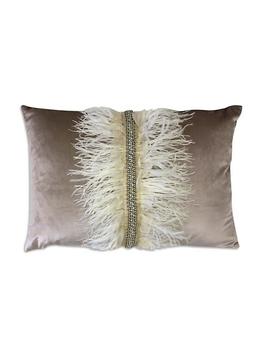 商品Callisto Home | Velvet Beaded Pillow,商家Saks Fifth Avenue,价格¥1933图片