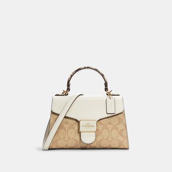 coach tote, Coach | COACH Pepper Satchel In Signature Canvas商品图片 3.9折