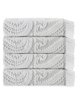 商品Enchante Home | 4-Piece Patterned Bath Towel Set,商家Saks OFF 5TH,价格¥718图片