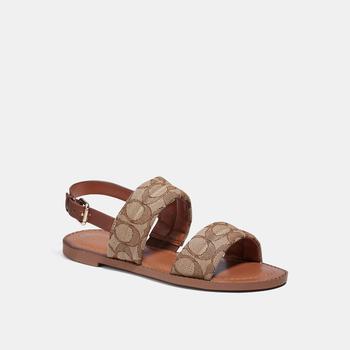 coach鞋, Coach | Coach Outlet Hope Sandal商品图片 4.3折