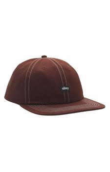 推荐Bold Twill Snap-Back Hat - Sepia商品