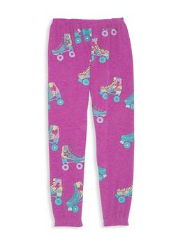 推荐Little Girl's & Girl's Rollerskate Bliss Knit Sweatpants商品