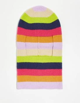 推荐Reclaimed Vintage unisex knitted balaclava in multi商品