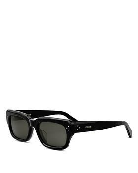 Celine | Bold 3 Dots Rectangular Sunglasses, 54mm商品图片,额外9.5折, 独家减免邮费, 额外九五折