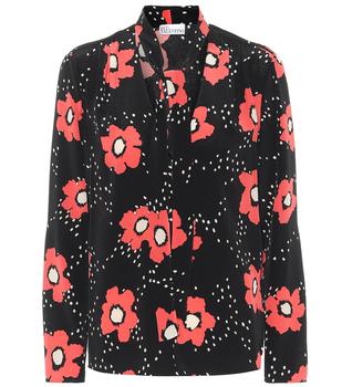RED Valentino | 花卉双绉女式上衣商品图片,6.9折
