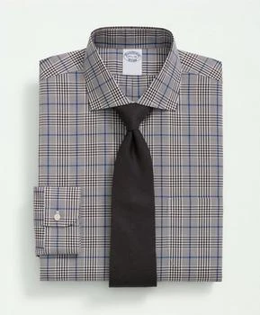 Brooks Brothers | Stretch Supima® Cotton Non-Iron Pinpoint English Collar, Glen Plaid Dress Shirt,商家Brooks Brothers,价格¥484