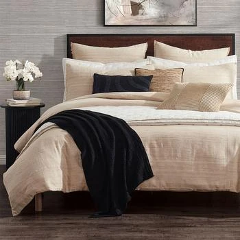 Donna Karan | Elements Raw Silk Blend Duvet Cover, King,商家Bloomingdale's,价格¥2807