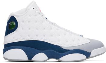 Jordan | White & Blue Air Jordan 13 Retro Sneakers商品图片,独家减免邮费