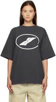 We11done | Gray Printed T-Shirt 3.8折, 独家减免邮费