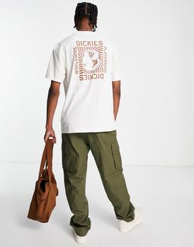 迪克斯, DICKIES | Dickies Marbury back print t-shirt in off white商品图片 