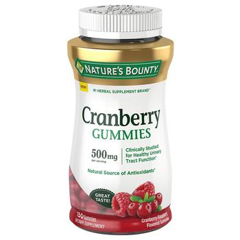 商品Nature's Bounty | Cranberry Gummies Cranberry-Raspberry,商家Walgreens,价格¥144图片