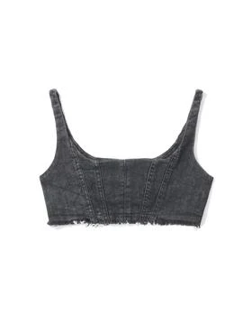 Act N°1 | Raw-edged denim bra top,商家I.T Eshop,价格¥729