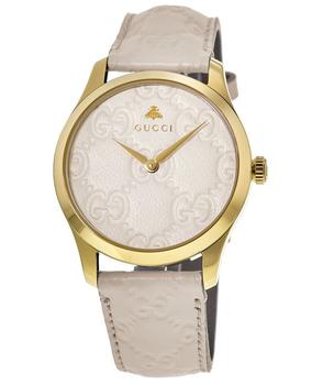 Gucci | Gucci G-Timeless White Dial White Leather Strap Men's Watch YA1264033A商品图片,6.7折