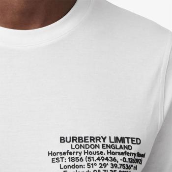 时尚burberry t恤女装, Burberry | BURBERRY 女士白色棉质T恤 8043230商品图片 独家减免邮费
