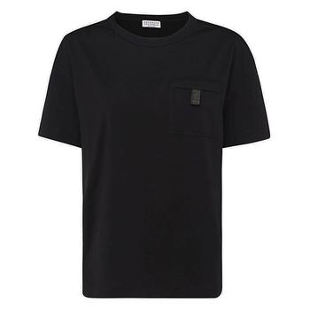 Brunello Cucinelli | Brunello Cucinelli Pocket-Loop Detailed Crewneck T-Shirt商品图片,6.1折