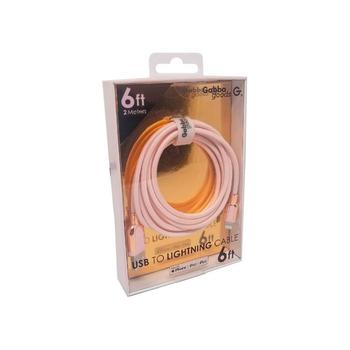 商品Gabba Goods | Metallic Tip Lightning to USB Cable, 6',商家Macy's,价格¥308图片