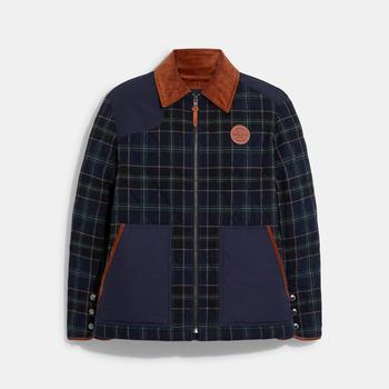 Coach | Coach Outlet Quilted Plaid Jacket商品图片,5.4折×额外7.5折, 额外七五折
