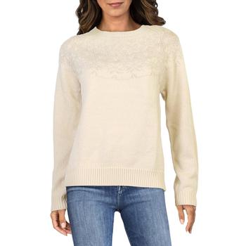 推荐Weatherproof Vintage Womens Eyelash Crewneck Pullover Sweater商品