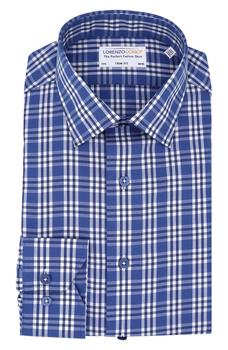 Lorenzo Uomo, Lorenzo Uomo | Plaid Print Long Sleeve Trim Fit Shirt商品图片 3.9折