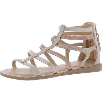 推荐Arizona Jeans Co.  Girls Angel Strappy Glitter Gladiator Sandals商品