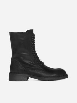 推荐Santiago leather combat boots商品