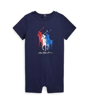 Ralph Lauren | Big Pony Cotton Jersey Shortall (Infant) 5.9折, 独家减免邮费