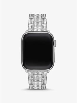 Michael Kors | Pavé Silver-Tone Strap For Apple Watch®,商家Michael Kors,价格¥1660