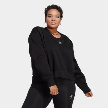 Adidas | Women's adidas Originals adicolor Essentials Crew Long Sleeve Sweatshirt (Plus Size) 