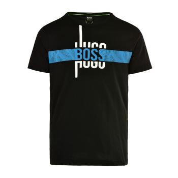 Hugo Boss | Hugo Boss 雨果博斯 男士黑色纯棉短袖T恤 TEE2-50377851-001商品图片,满$100享9.5折, 满折