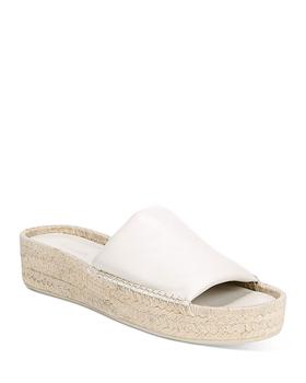 vince鞋图片, Vince | Women's Jesse Slip On Espadrille Sandals商品图片 7折起