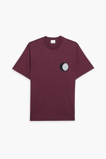 时尚burberry t恤女装, Burberry | Appliquéd cotton-jersey T-shirt商品图片 5折