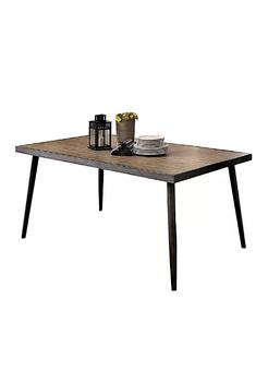 商品Vilhelm I Modern Gray Metal Dining Table,商家Belk,价格¥4318图片