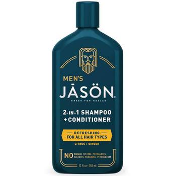 商品JASON | JASON Men’s Refreshing 2-in-1 Shampoo and Conditioner 335ml,商家LookFantastic US,价格¥89图片