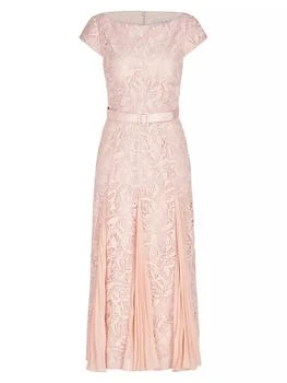 推荐Angelina Lace Belted Midi-Dress商品