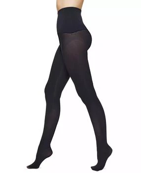 Hue | Women's Yoga Waistband Ribbed-Front Tights,商家Macy's,价��格¥95