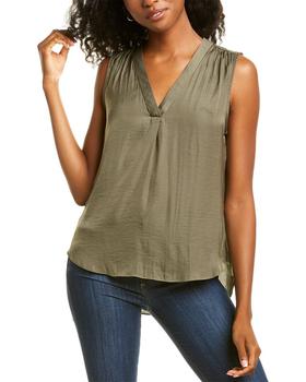 Vince Camuto Specialty Size, Vince Camuto | Vince Camuto Rumple V-Neck Top商品图片 3.2折×额外8.5折, 额外八五折