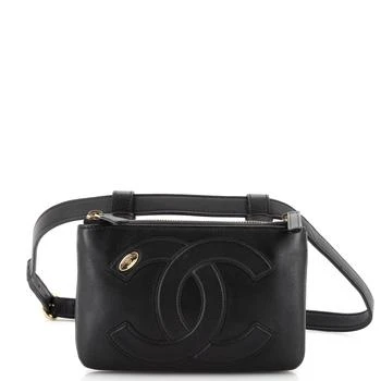 [二手商品] Chanel | CC Mania Double Zip Belt Bag Lambskin,商家Premium Outlets,价格¥12072