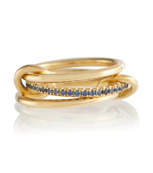 商品Spinelli Kilcollin | Exclusive to Mytheresa – Sonny 18kt yellow gold and sapphire ring,商家MyTheresa,价格¥27124图片