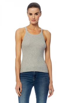 360 Cashmere正品, 360 Cashmere | Rocky Barnes x 360 Cashmere 40612 Alessandra Racer Back Top in Black or Grey商品图片 