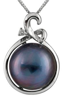 商品Splendid Pearls | Mabe Cultured Freshwater Pearl Pendant Necklace,商家Nordstrom Rack,价格¥504图片