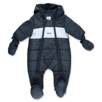 Hugo Boss | Hugo Boss Kids Logo Printed Long-Sleeved Snowsuit商品图片,6.7折起