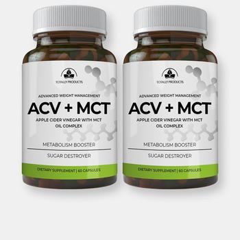 商品Totally Products | Apple Cider Vinegar With MCT Oil Complex- 120 Capsules,商家Verishop,价格¥204图片