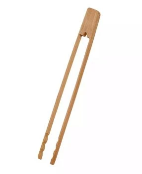 Joyce Chen | 11" Burnished Bamboo Tongs with Serrated Teeth,商家Macy's,价格¥62