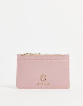 product Ted Baker Jorjio flower zip card holder purse in dusty pink image