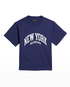 推荐Kid's New York Logo-Print T-Shirt, Size 2-10商品