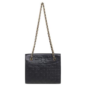 tory burch fleming真假, [二手商品] Tory Burch | Tory Burch Black Leather Medium Fleming Shoulder Bag商品图片 5.7折