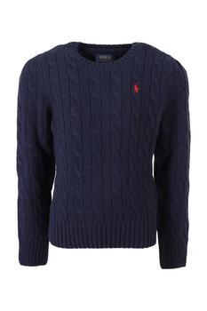 商品Ralph Lauren | Ralph Lauren Kids Polo Pony Crewneck Long-Sleeved Jumper,商家Cettire,价格¥902图片