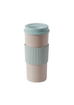 商品Reusable Wheat Straw Travel Insulated Coffee or Tea Cup Blue,商家Belk,价格¥97图片