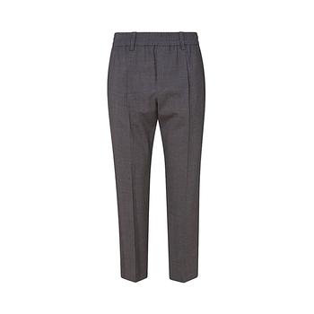 Brunello Cucinelli | Brunello Cucinelli Trousers Grey商品图片,7.4折